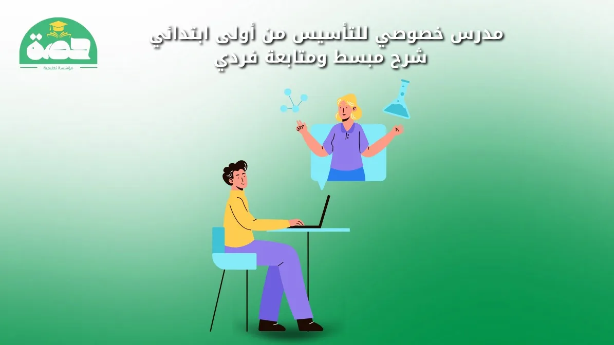 مدرس خصوصي للتأسيس من أولى ابتدائي شرح مبسط ومتابعة فردية